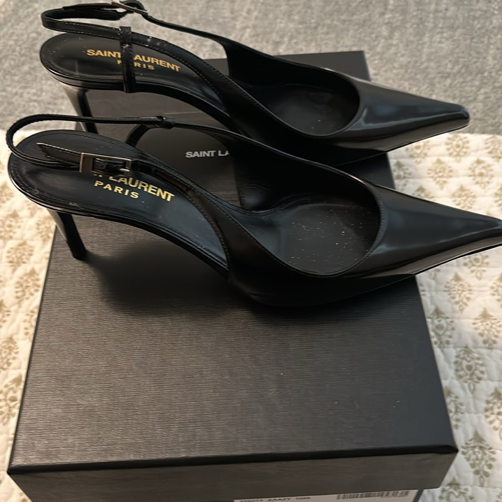 Saint Laurent Verdome 70 slingback pumps - Picture 5 of 10